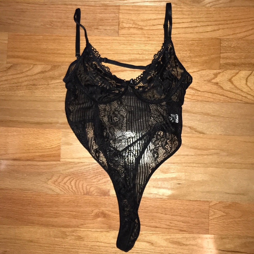 Black One Piece Lingerie | Large
